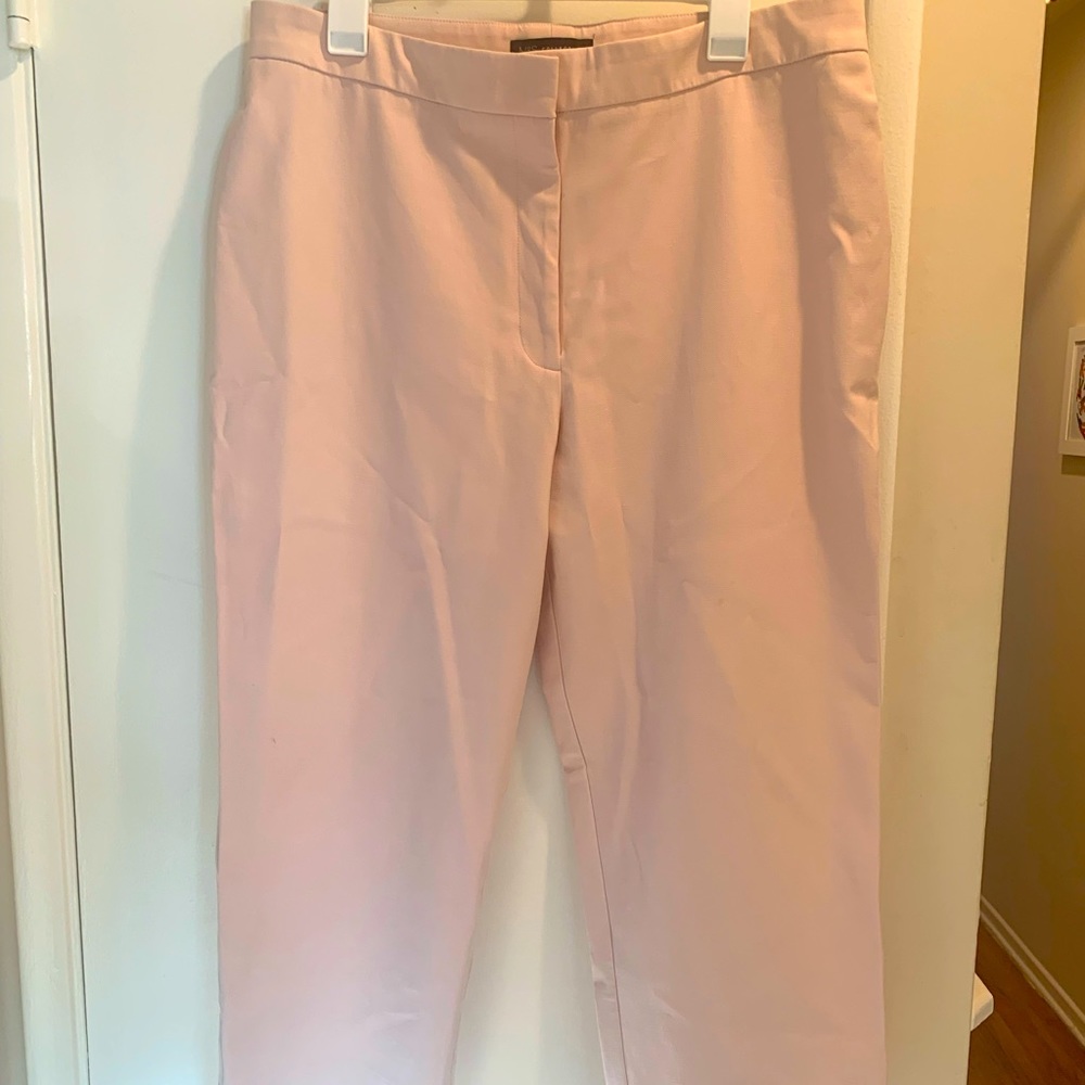 Pale pink business pant, size 12